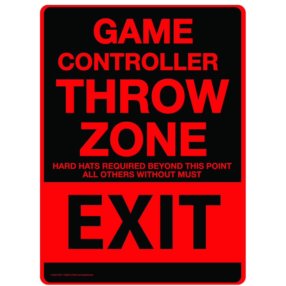 Game Retro Gaming - Vintage Metal Plaque - Game Controller