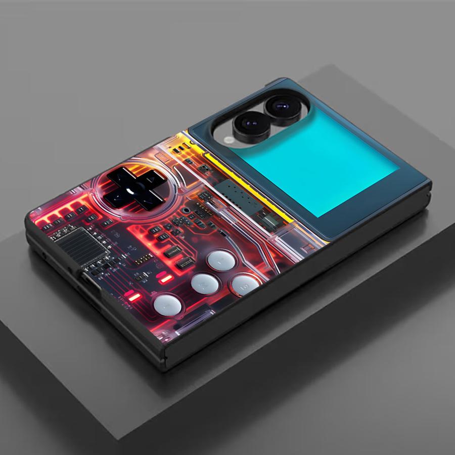 Retro Gaming On Phone - Retro Game Console Phone Shell Funda