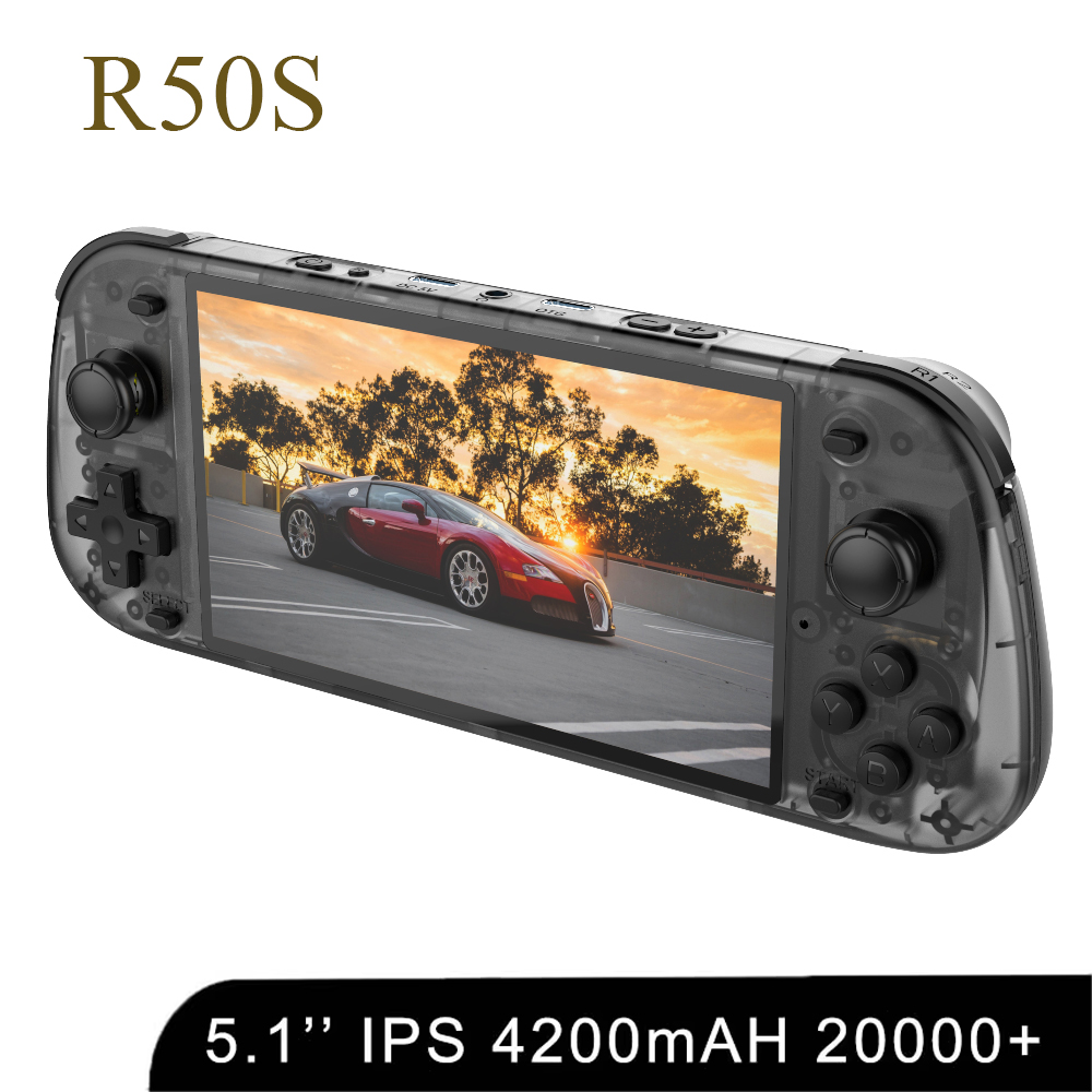 Retro Gaming Console Handheld - 5.1inch New R50S Retro Handheld Video