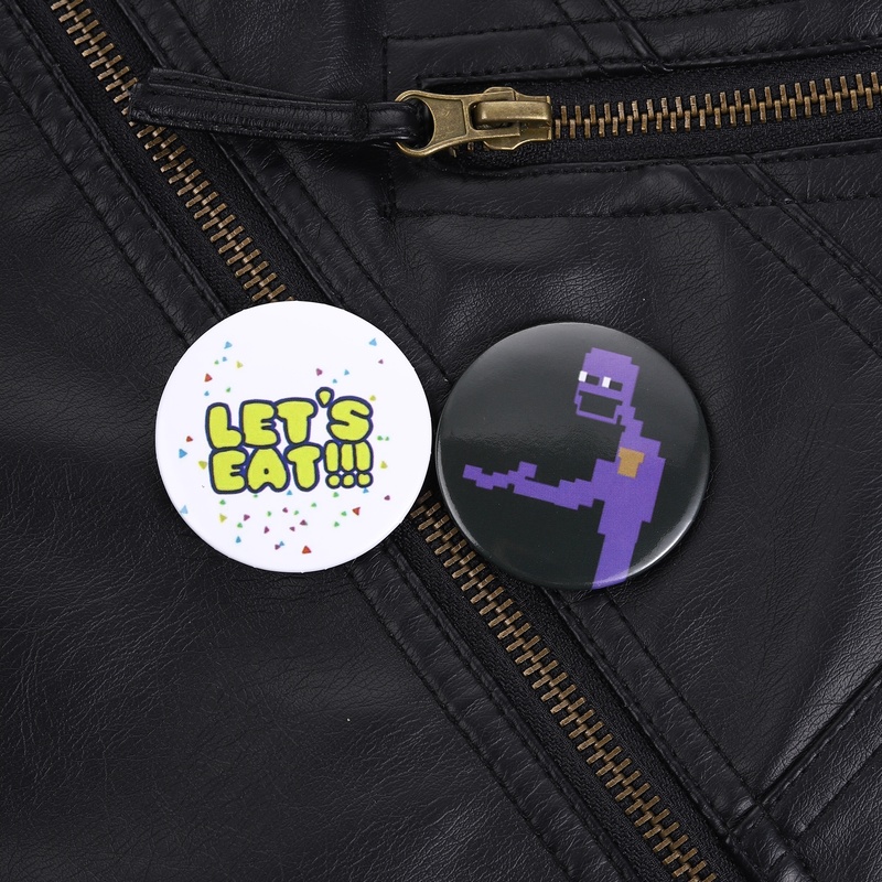 Retro Gaming Accessories - Horror Game Antagonist Pin Purple Character