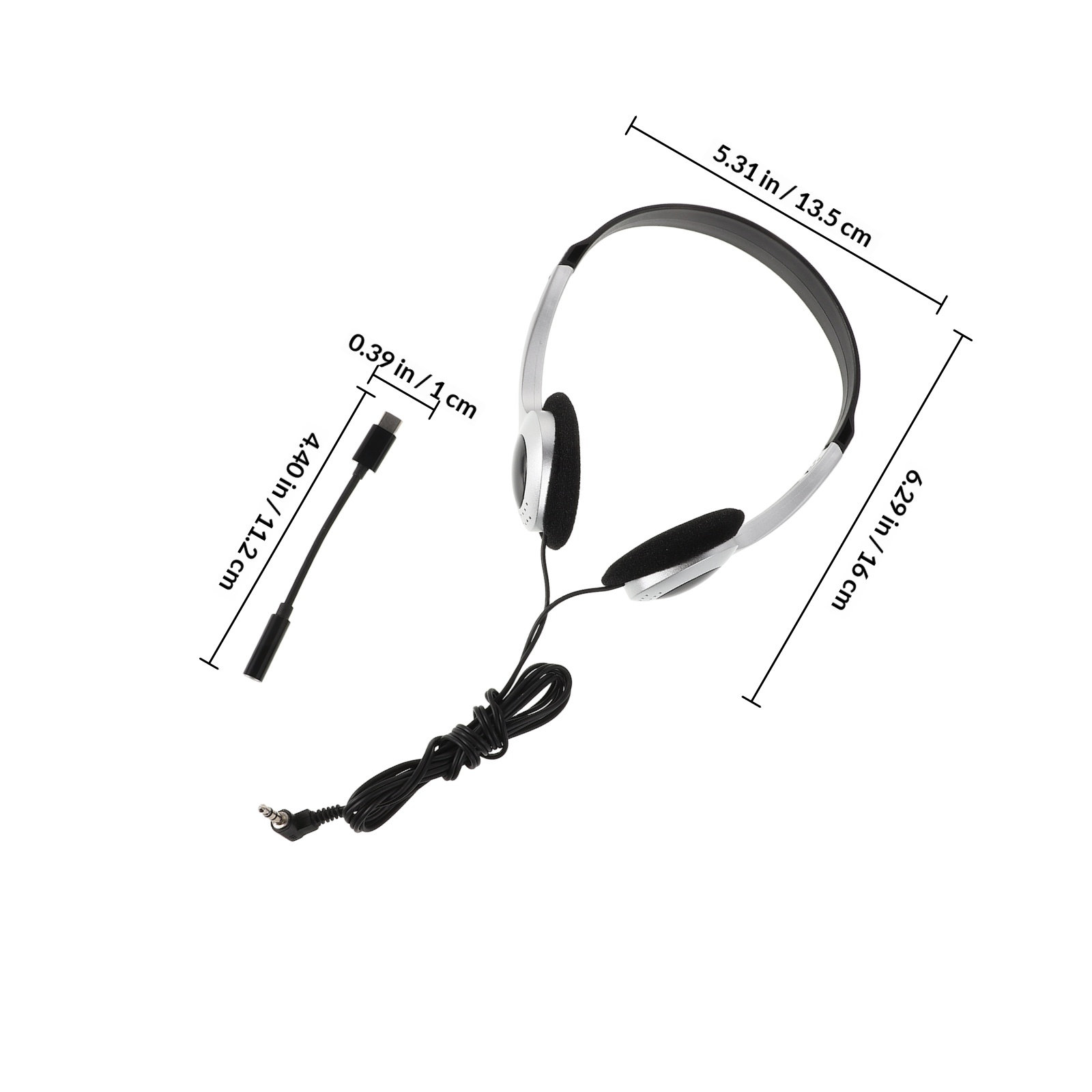 on-Ear Headphones Retro Silver - Retro Gaming On Phone 评论和价格