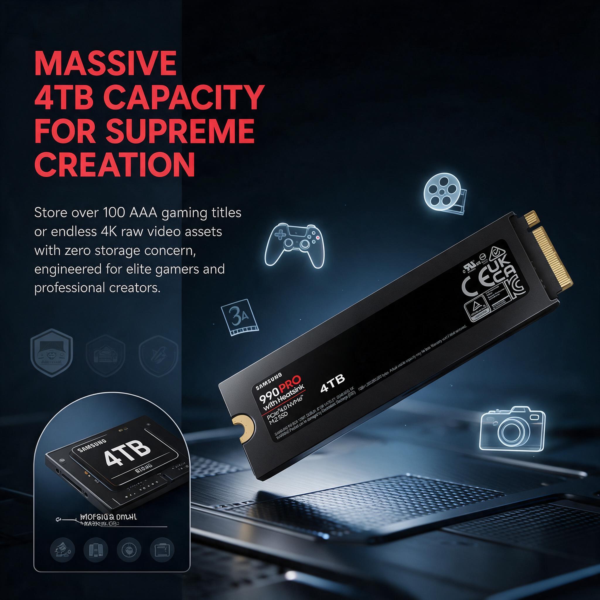 SAMSUNG 990 PRO with Heatsink  - Samsung Ssd 990 Pro 评论和价格