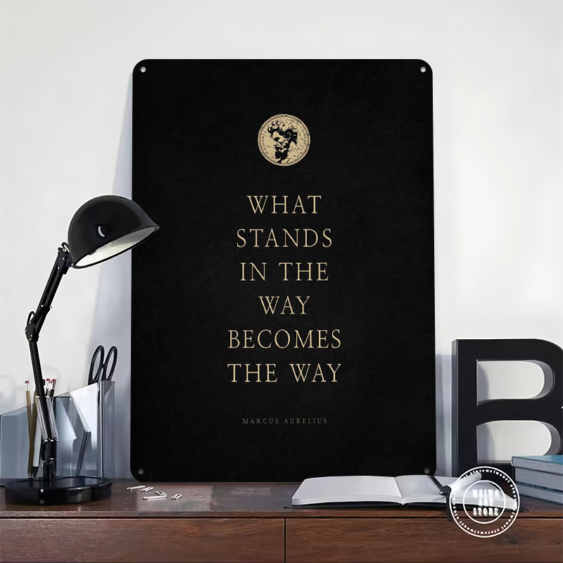 Marcus Aurelius Quote Tinplate - Retro Gaming Quotes 评论和价格