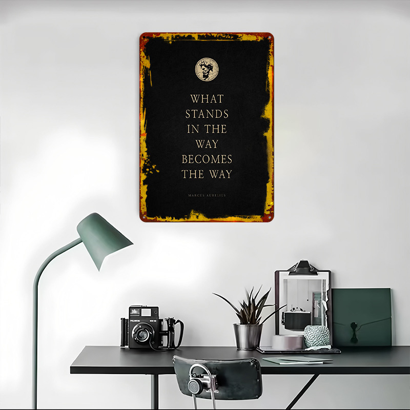 Marcus Aurelius Quote Tinplate - Retro Gaming Quotes 评论和价格