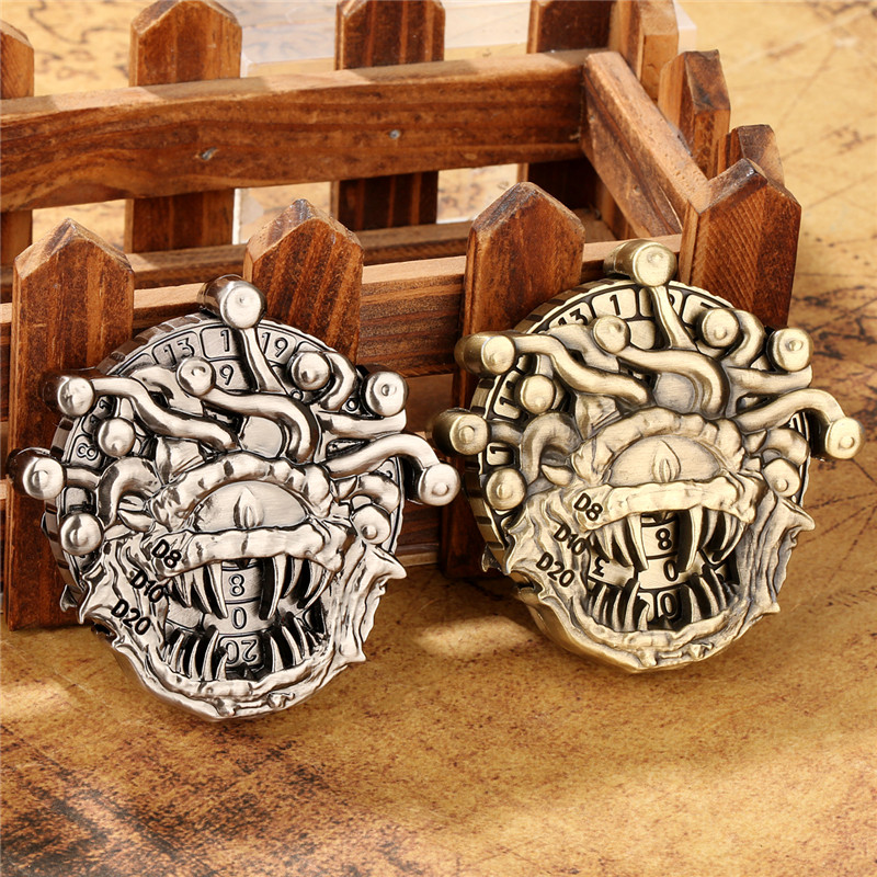 Retro Beholder Shape Metal Dic - Retro Gaming Accessories 评论和价格