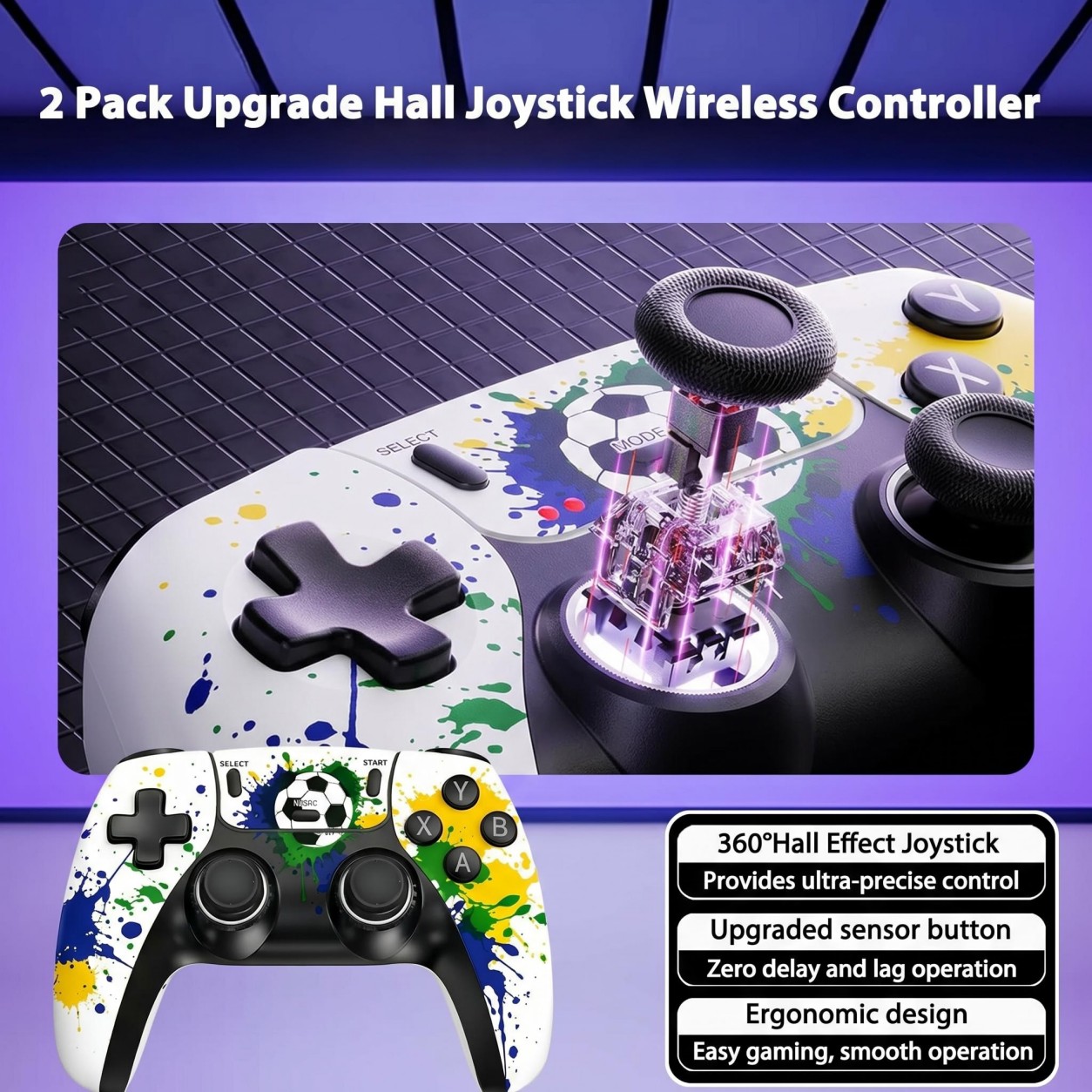 Football Pattern Wireless Game - Retro X8 Gaming Console 评论和价格