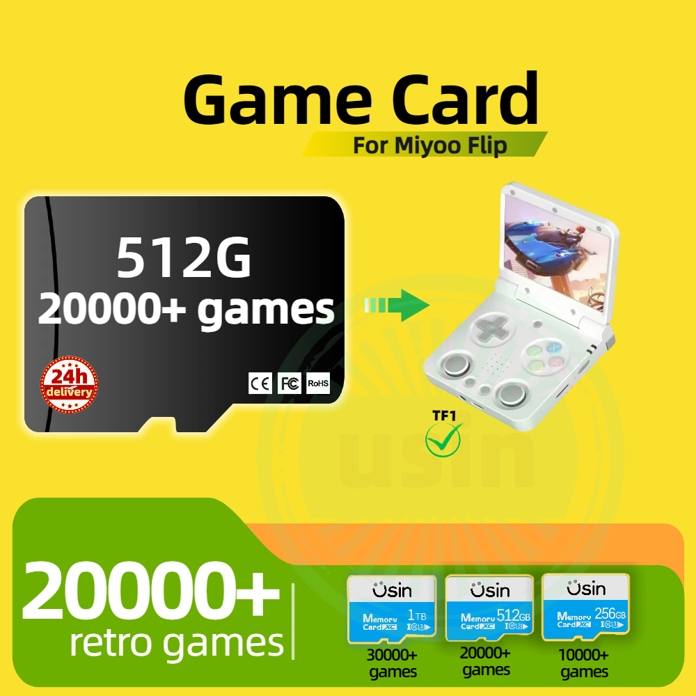Game Card For Miyoo Flip 30000 - Retro Gaming Console Handheld 评论和价格