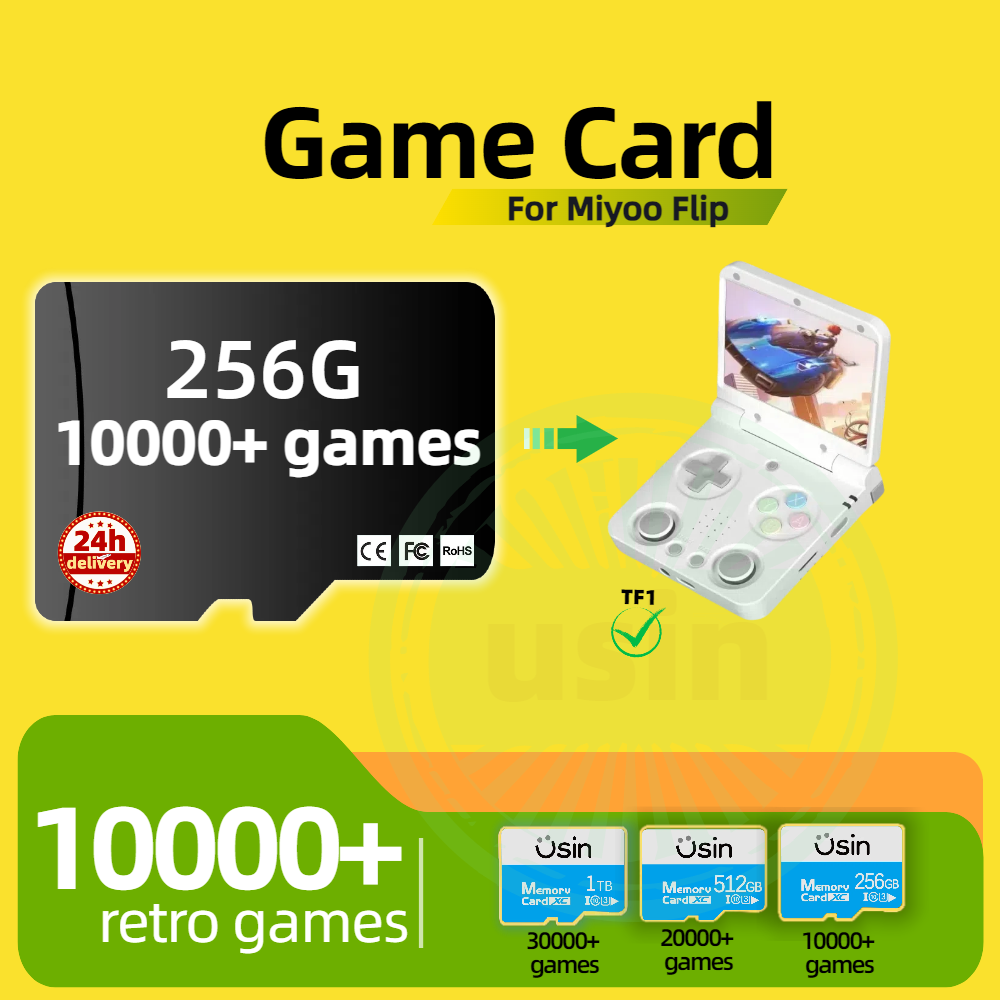 Game Card For Miyoo Flip 30000 - Retro Gaming Console Handheld 评论和价格