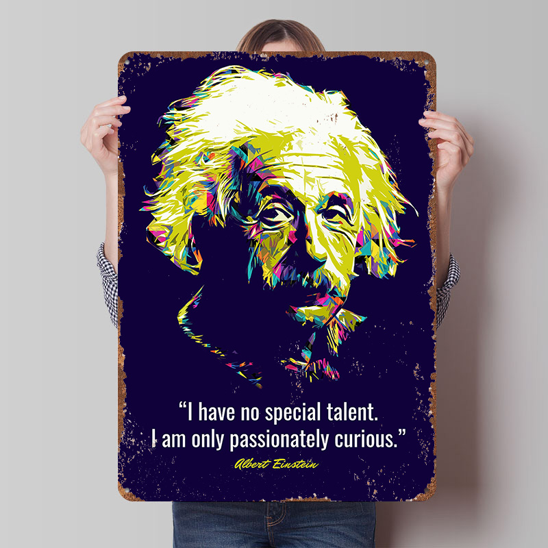 Quotes Albert Einstein Metal P - Retro Gaming Quotes 评论和价格
