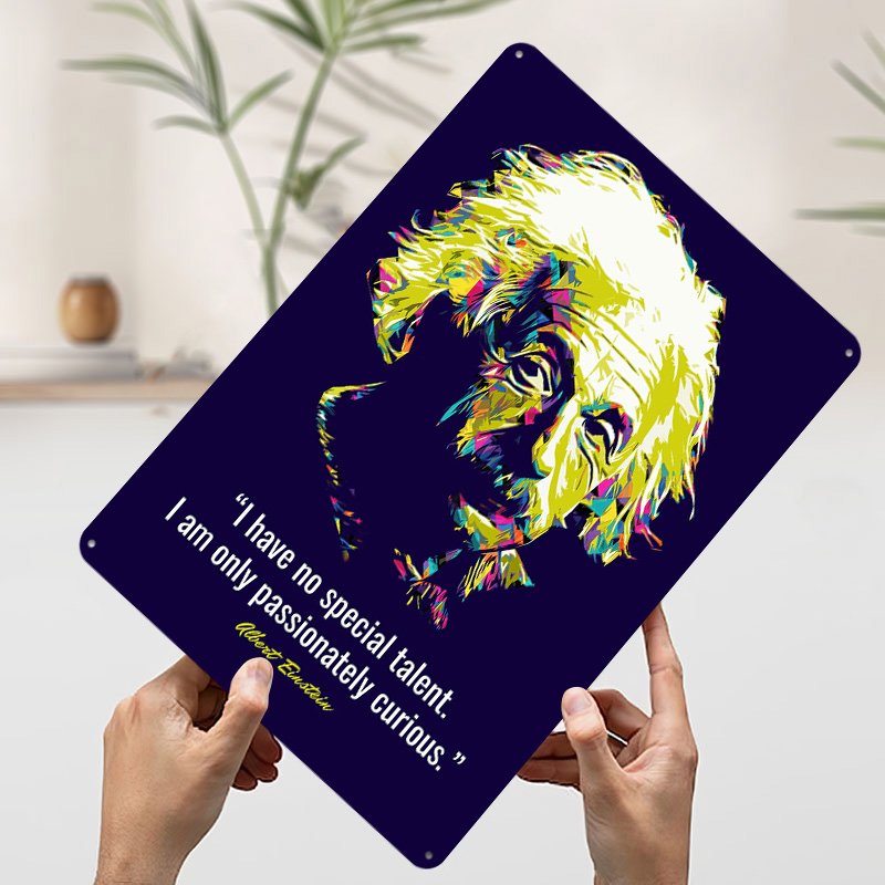 Quotes Albert Einstein Metal P - Retro Gaming Quotes 评论和价格