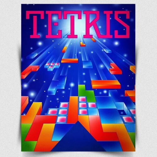TETRIS METAL SIGN PLAQUE - Ret - Game Retro Gaming 评论和价格