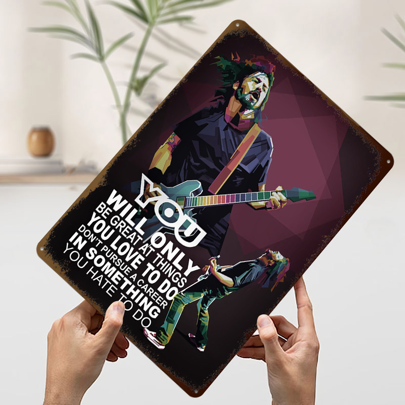 Rockstar Quotes Tin Poster Cus - Retro Gaming Quotes 评论和价格