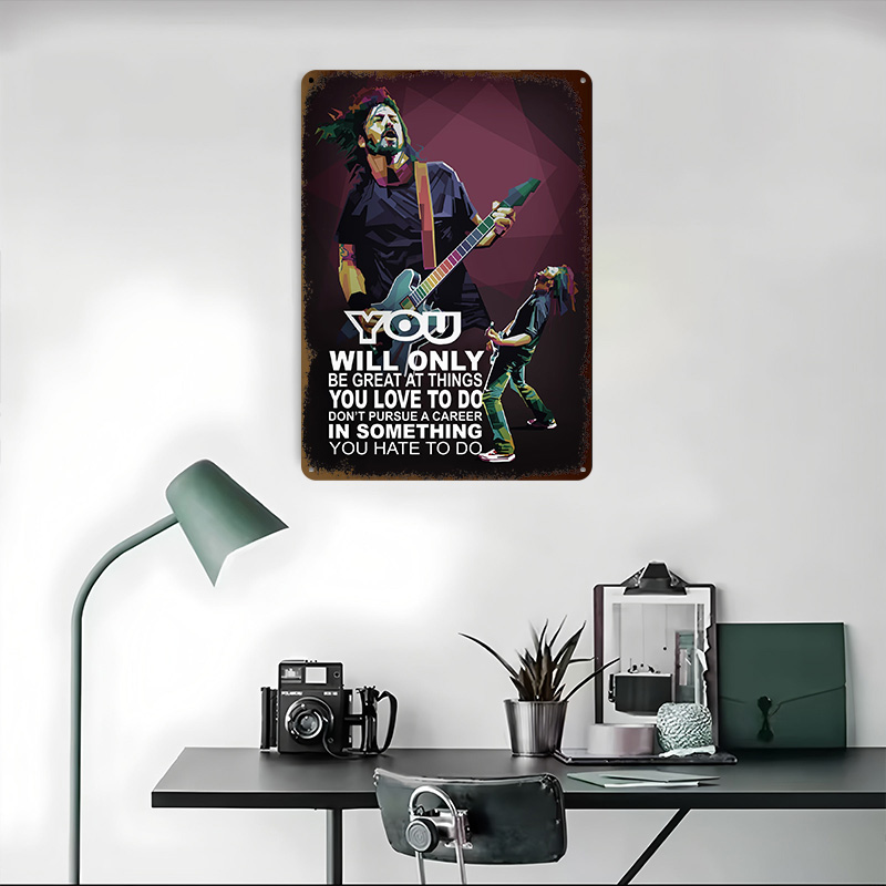 Rockstar Quotes Tin Poster Cus - Retro Gaming Quotes 评论和价格