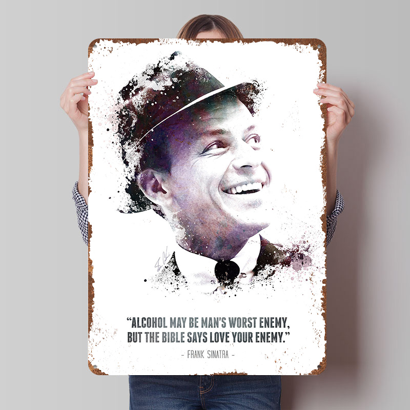 Frank Sinatra and His Quote. M - Retro Gaming Quotes 评论和价格